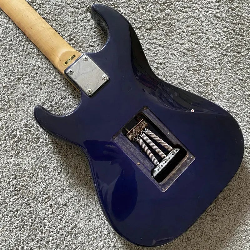 Blue Electric Guitar Basswood Body, Maple Neck, Rosewood Fingerboard