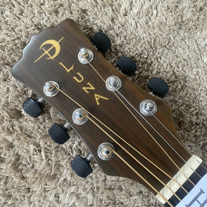 Luna Vintage Acoustic Guitar, Pine Top Body, Mahogany Neck, Rosewood F