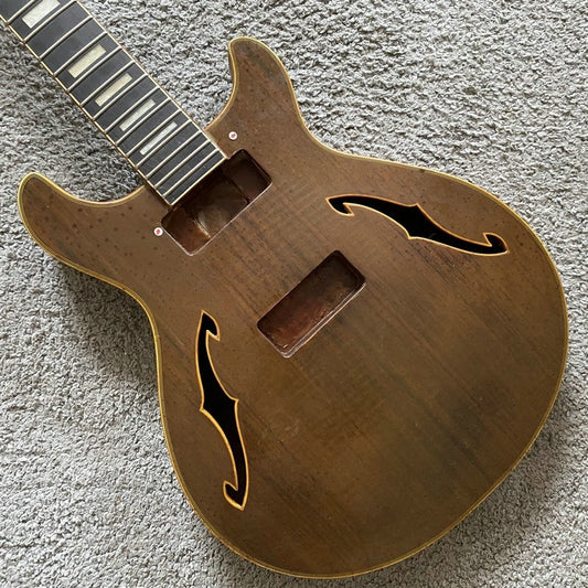 DeVille Semi Hollow Jazz Guitar, Mahogany Neck, Rosewood Fingerboard