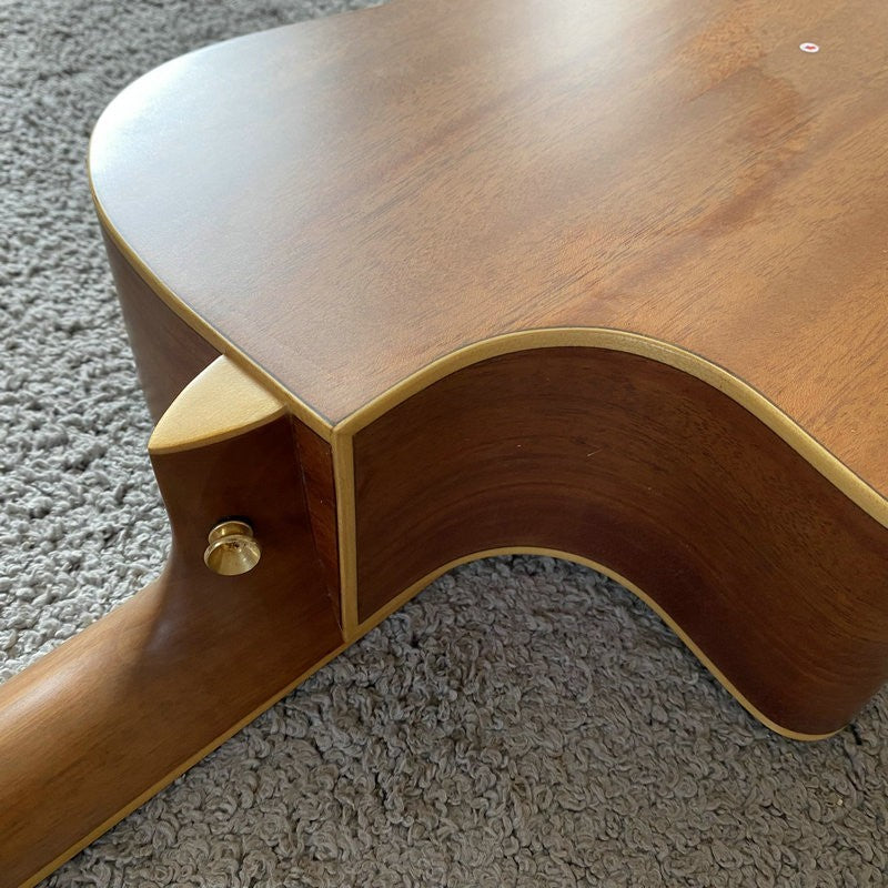 Luna Acoustic Electric Guitar, Pine Wood Top Body, Mahogany Neck