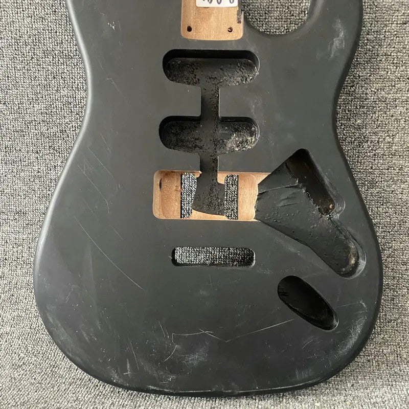 Matte Black Guitar Basswood Body Fit Stratocaster Strat