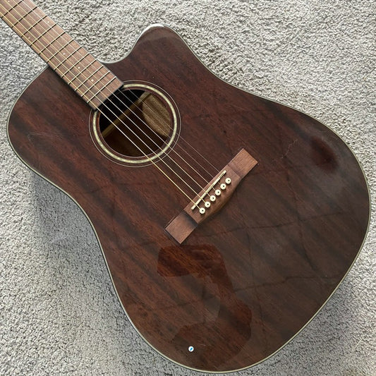 41 Inch Mahogany Wood Acoustic Guitar, Rosewood Fingerboard Neck