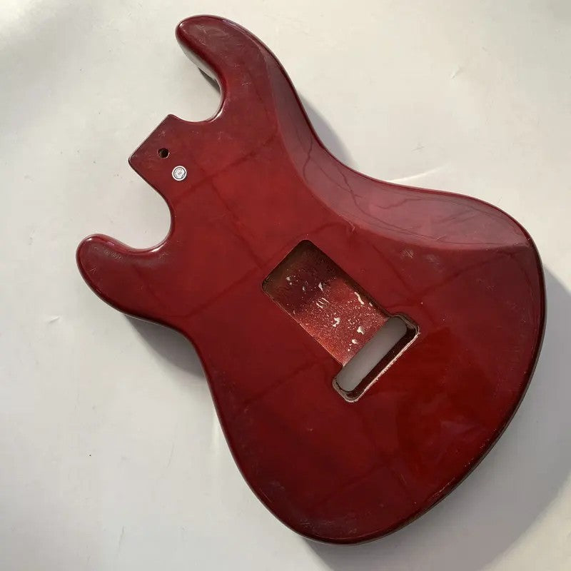 Red DIY Project Basswood Guitar Body Fit Stratocaster Strat