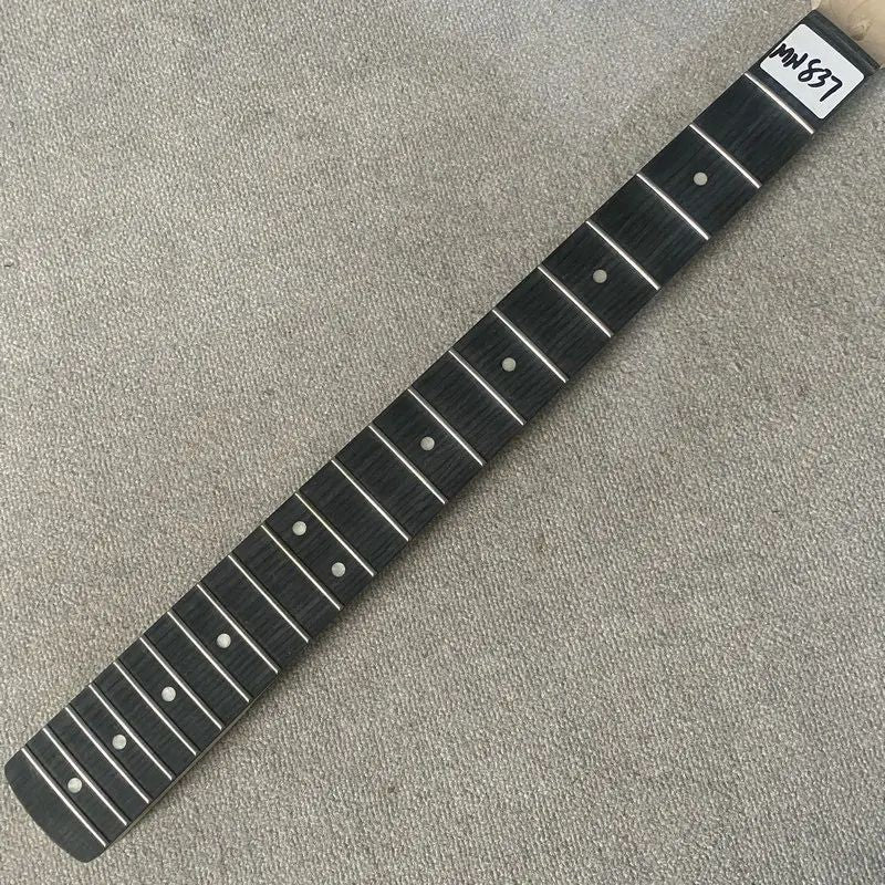 Unfinished Maple Wood Guitar Neck, Rosewood 21 Frets Fretboard