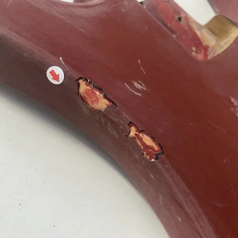 Red Basswood DIY Project Bass Body