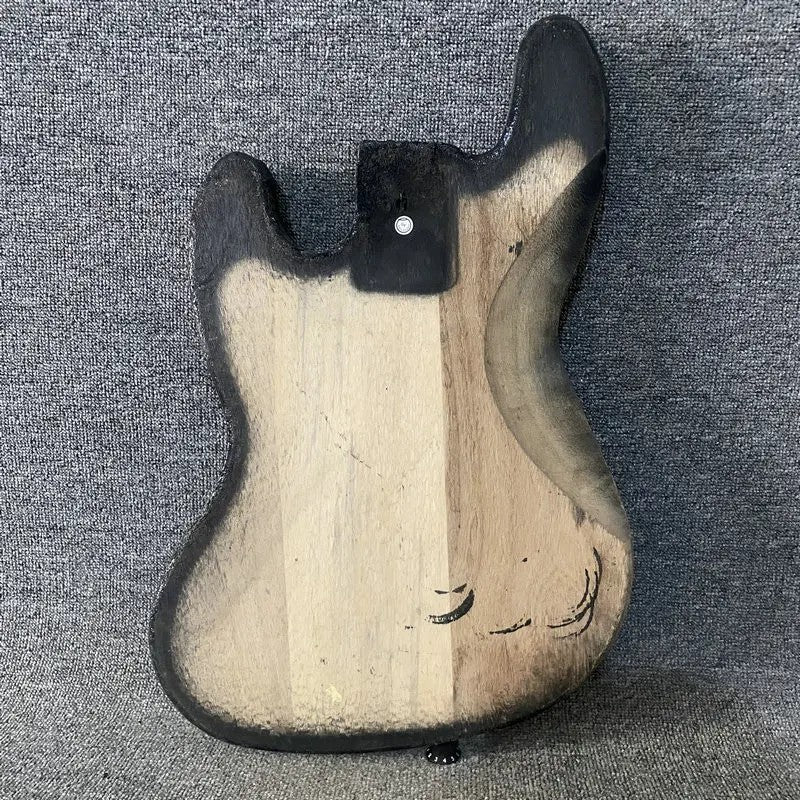 Black Basswood 4 String Bass Body Fit Jazz Bass