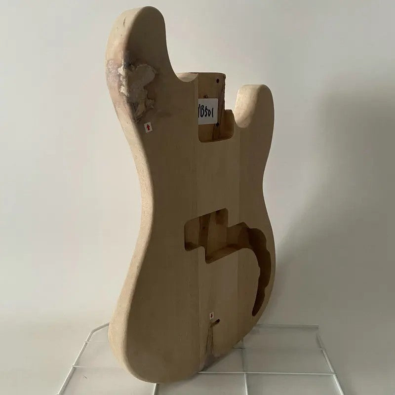 Unfinished Okoume Wood 4 String Bass Body Fit Precision Bass