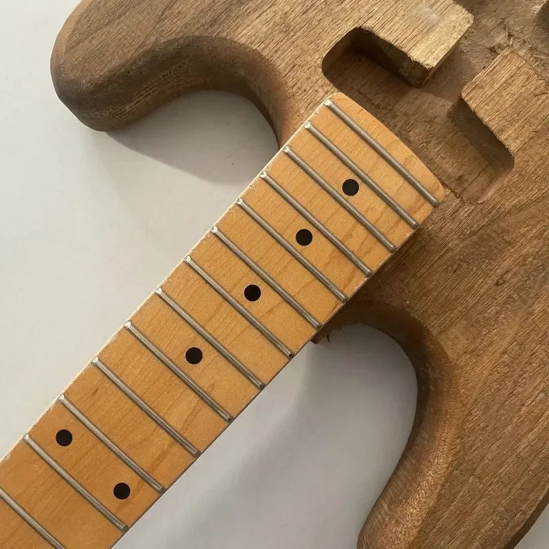 DIY Set Guitar Basswood Body with Maple Neck Project