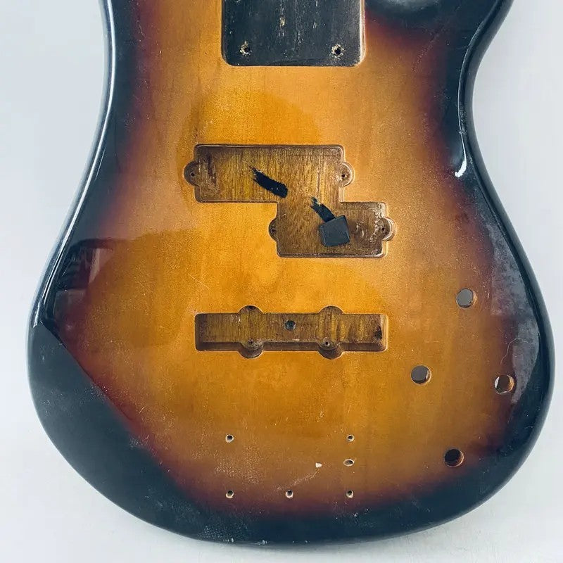 Tobacco Burst 4 String Bass Basswood Body DIY