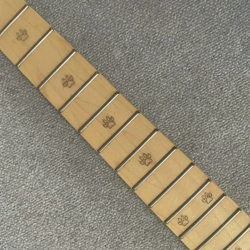 JSZ Mini Electric Guitar Maple Neck, 24 Frets Fingerboard Fretboard S