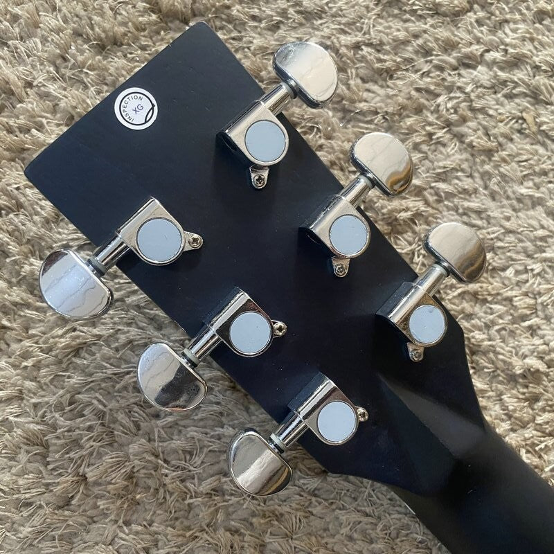 Blue 41 Inch Acoustic Guitar, Spruce Plywood Body, Mahogany Neck