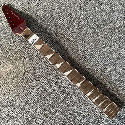 Dame Red Electric Guitar Maple Neck, 24 Frets Rosewood Fingerboard