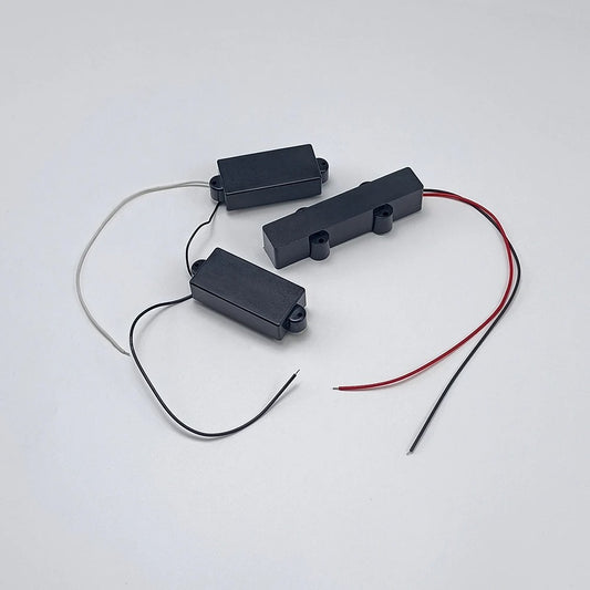 Black Closed 4 String Electric Bass Pickups Fit Precision Bass