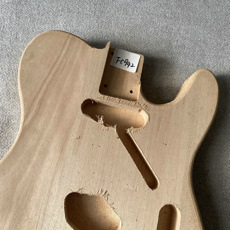 DIY Project Unfinished Basswood Guitar Body Fit Tele Telecaster