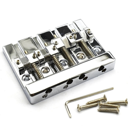 4 String Electric Bass Guitar Fixed Hardtail Bridge, 19MM Spacing