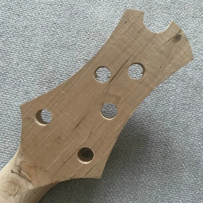 Maple Wood 5 String Bass Neck, Rosewood Fingerboard DIY Project