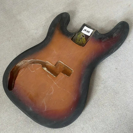 Tobacco Burst Left Hand Precision Bass DIY Project Basswood Body