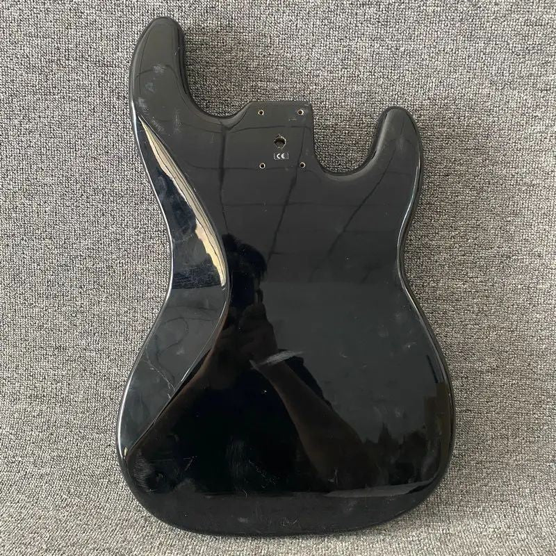 Basswood Glossy Black 4 String Bass Body Fit Precision Bass