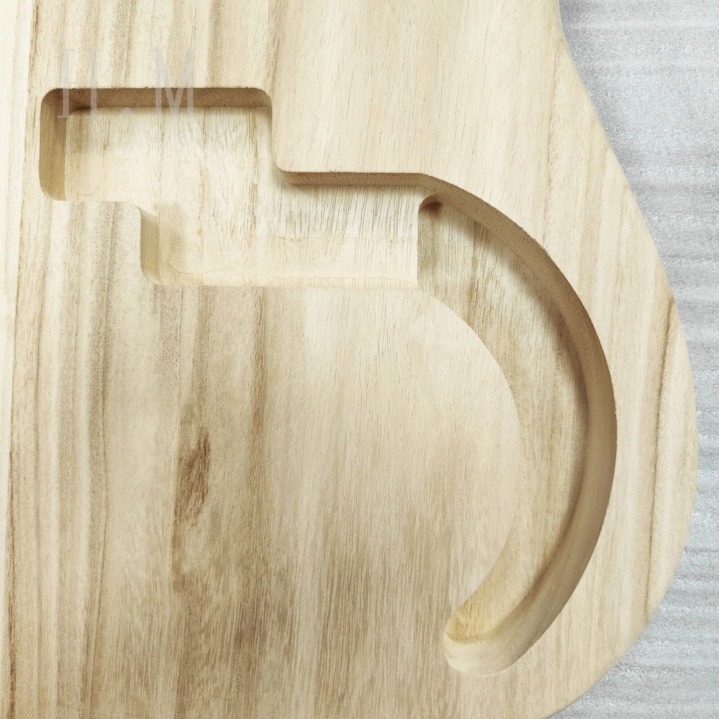4 String Bass Unfinished Poplar Wood Body Fit Precision P Bass