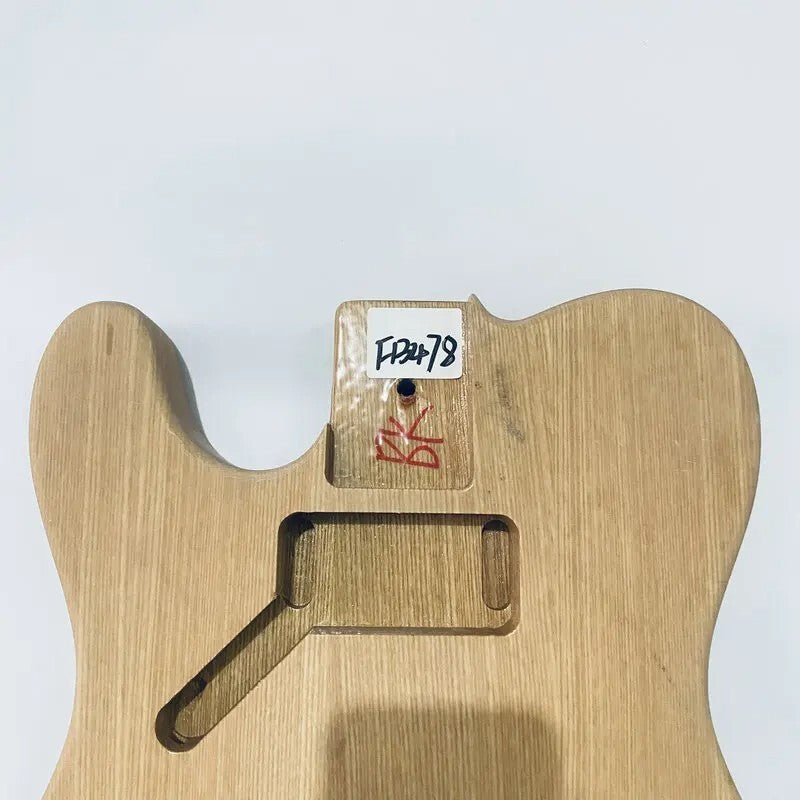 Left Handed Ash Wood Single Cut Guitar Body HH Fit Telecaster Tele
