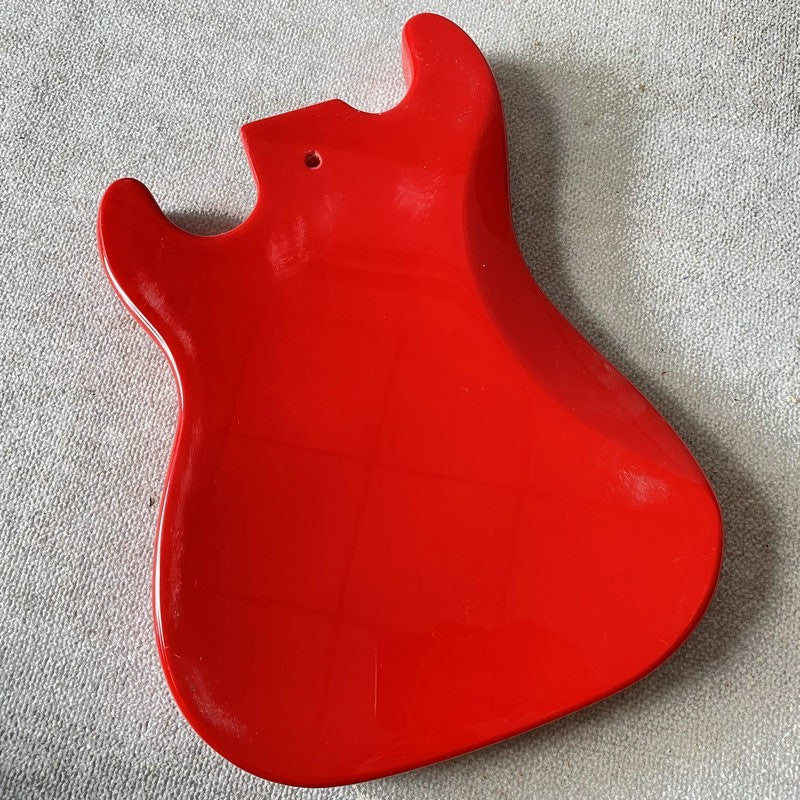 Red Basswood Mini Guitar Body Fit Stratocaster Strat