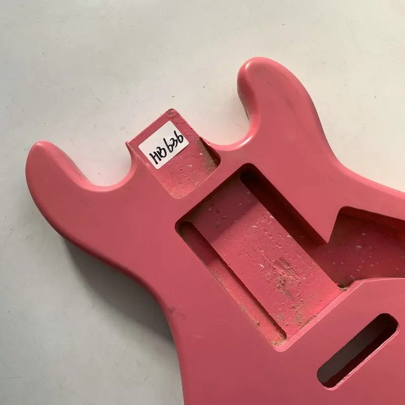 Pink Color Basswood Guitar Body Fit Stratocaster Strat