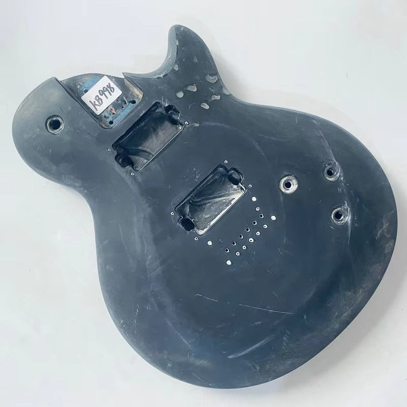 Black Basswood Guitar Single Cut Body Fit Les Paul LP