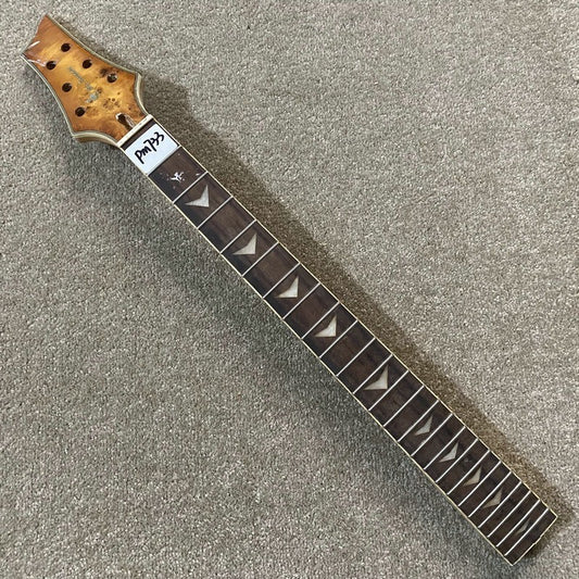 Maple Wood Guitar Neck, 24 Frets Rosewood Fretboard DIY Project