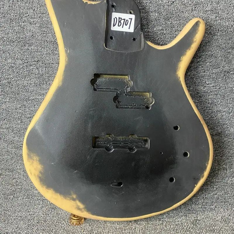 Black 4 String Electric Bass Guitar Body