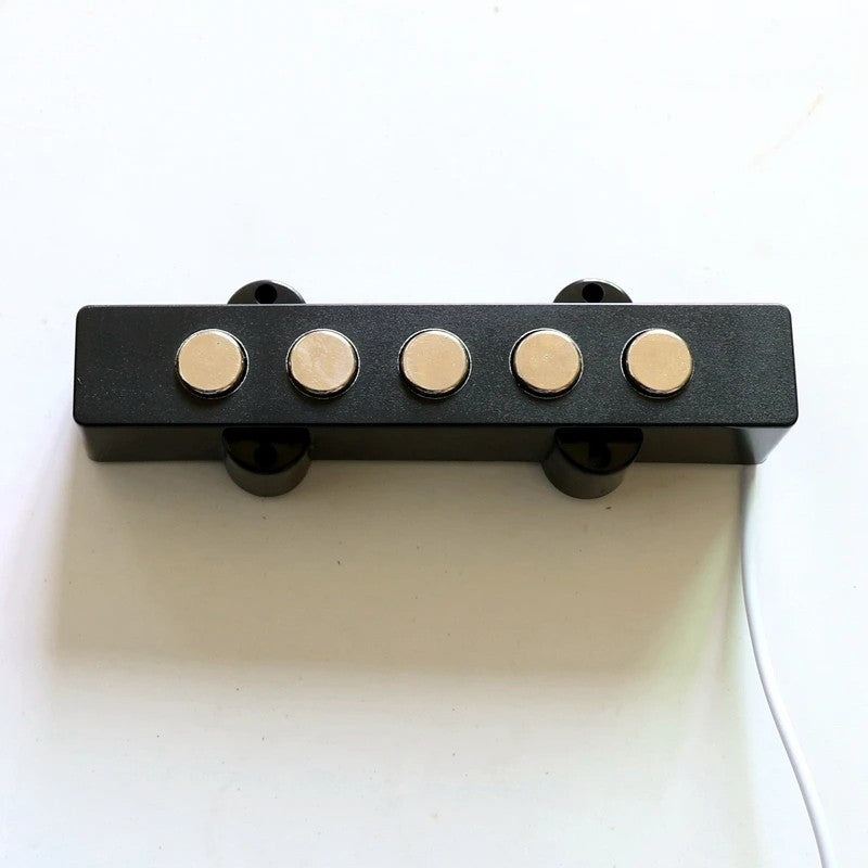 Flat Pole 5 String Bass Pickups Neck Bridge Fit Jazz J Bass