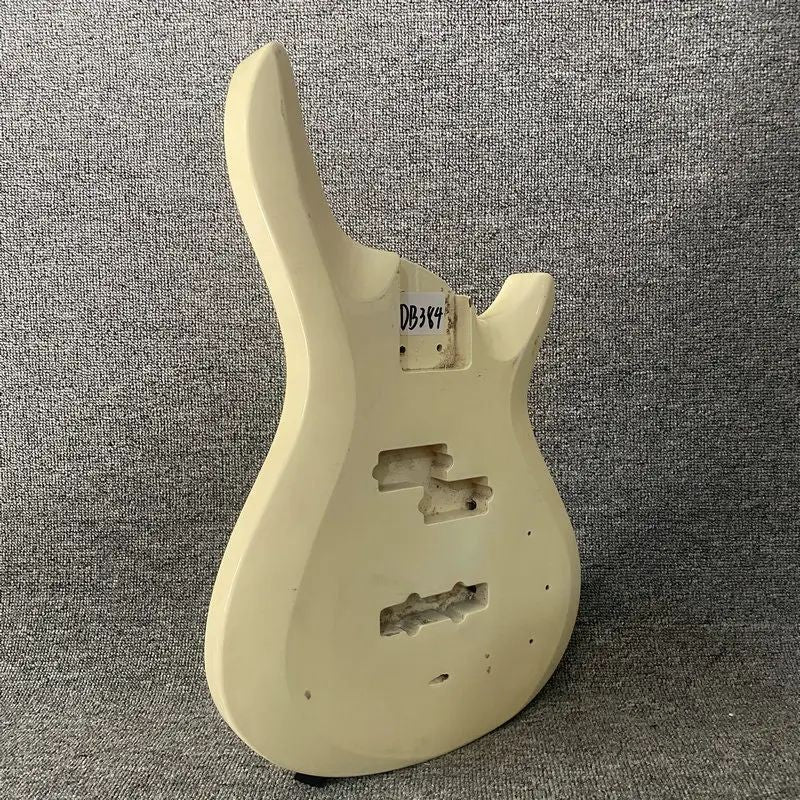 Cream White 4 String Bass Basswood Body