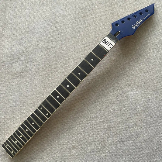Harley Benton Blue Electric Guitar Maple Neck, Rosewood Fingerboard 24