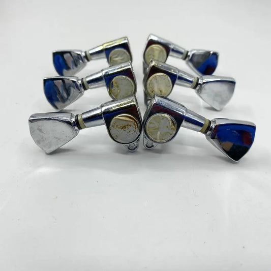3R/3L Chrome Guitar Tuning Pegs Machines Fit Rogue,Washburn,Peavey,Epi