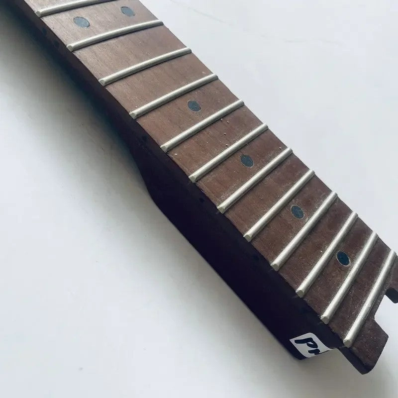 Dark Roasted Maple Wood Guitar Neck, 22 Frets Fingerboard