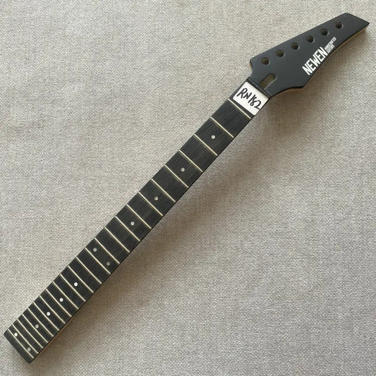 Black Maple Wood Electric Guitar Neck, 24 Frets Rosewood Fretboard