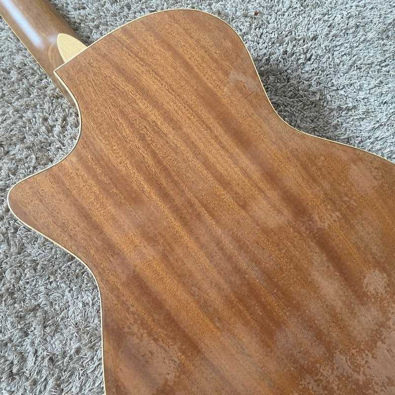 Luna Red Pine Classical Guitar, Mahogany Neck, Rosewood Fretboard