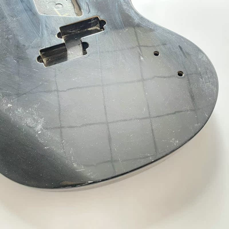Black Basswood 4 String Electric Bass Body