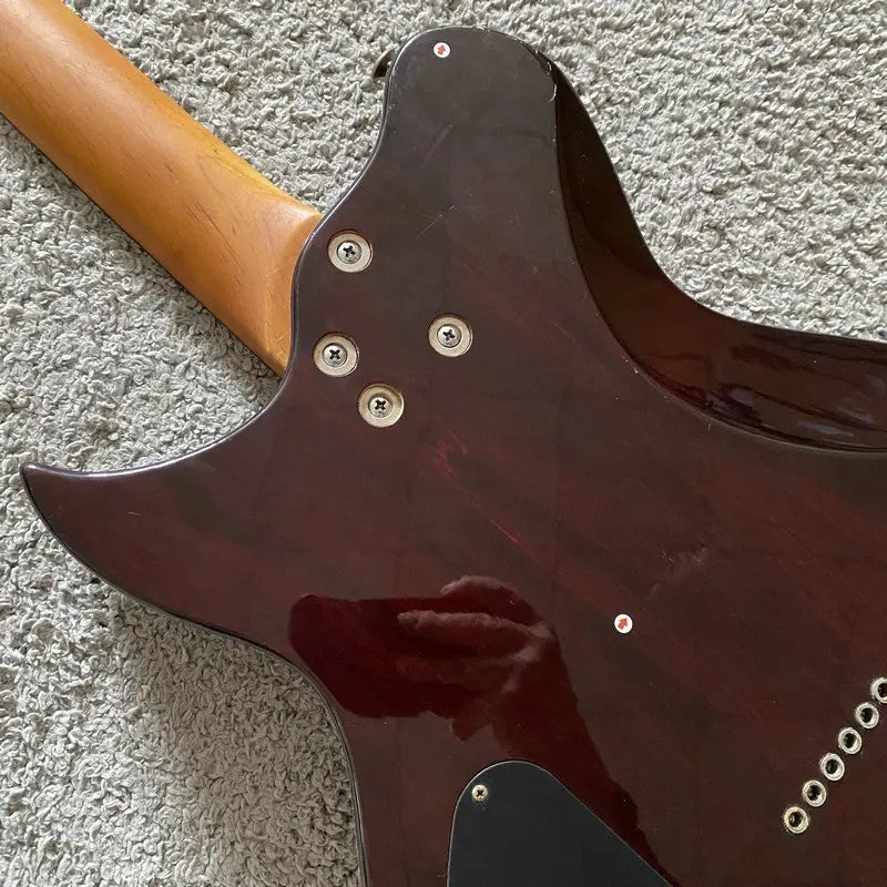Washburn Brown Electric Guitar, Mahogany Body, Maple Neck, Rosewood Fi