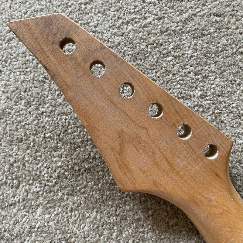 Maple Wood Guitar Neck, 22 Frets Rosewood Fingerboard, Set In Connecti