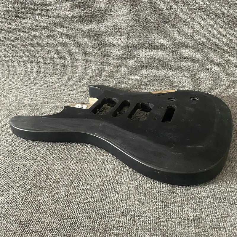 Matte Black Basswood HSH Guitar Body DIY Project