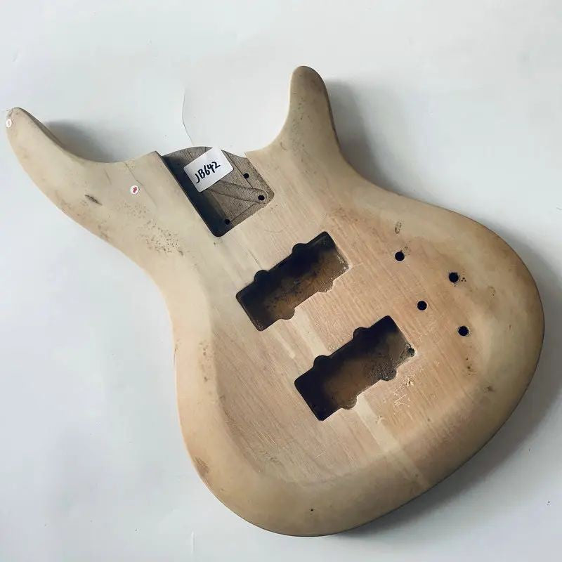4 String Electric Bass Okoume Wood Body DIY Project