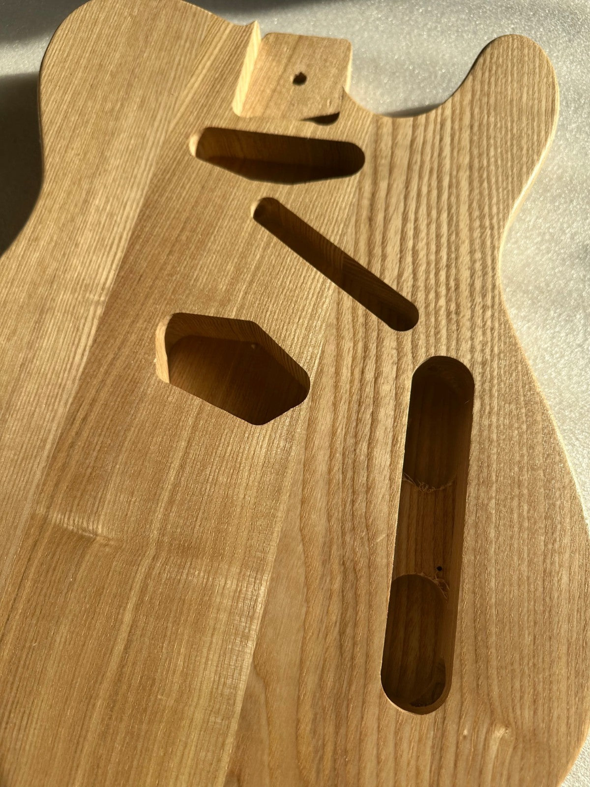 Ash Wood Electric Guitar Single Cut Body Fit Telecaster Tele