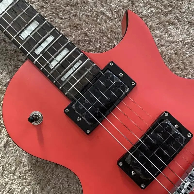 Xavier Red Single Cut Electric Guitar, Mahogany Body, Maple Neck