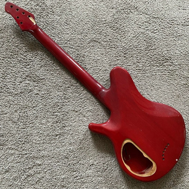 Red SSS Electric Guitar, Ash Wood Body, Maple Neck, Rosewood Fingerboa