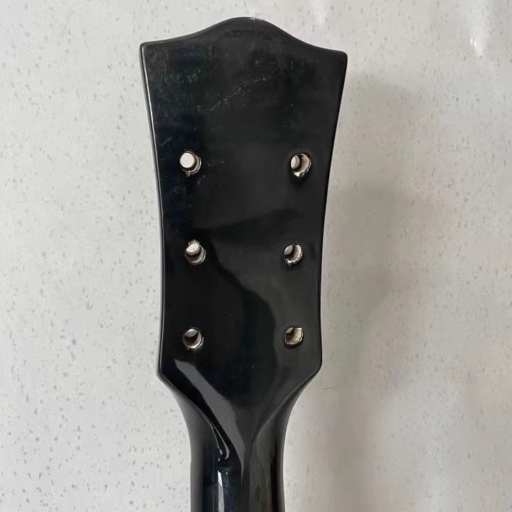 Glossy Black Guitar Single Cur Body with Neck Fit Les Paul LP