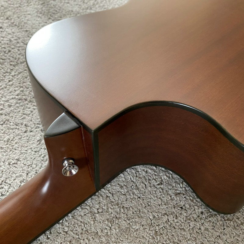 Luna Acoustic Guitar 41 Inch, Solid Spruce Top Body, Mahogany Neck