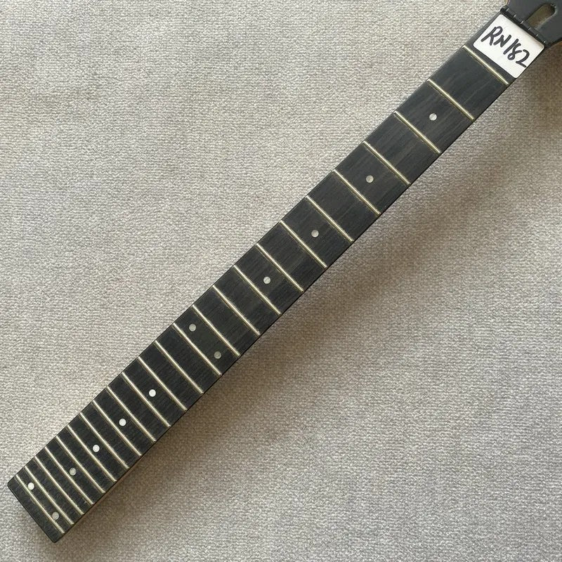 Black Maple Wood Electric Guitar Neck, 24 Frets Rosewood Fretboard