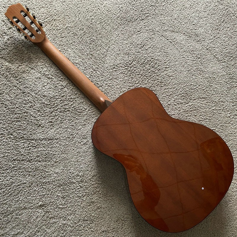 Luna Solid 40 Inch Classical Guitar, Red Pine Top Body, Mahogany Neck,