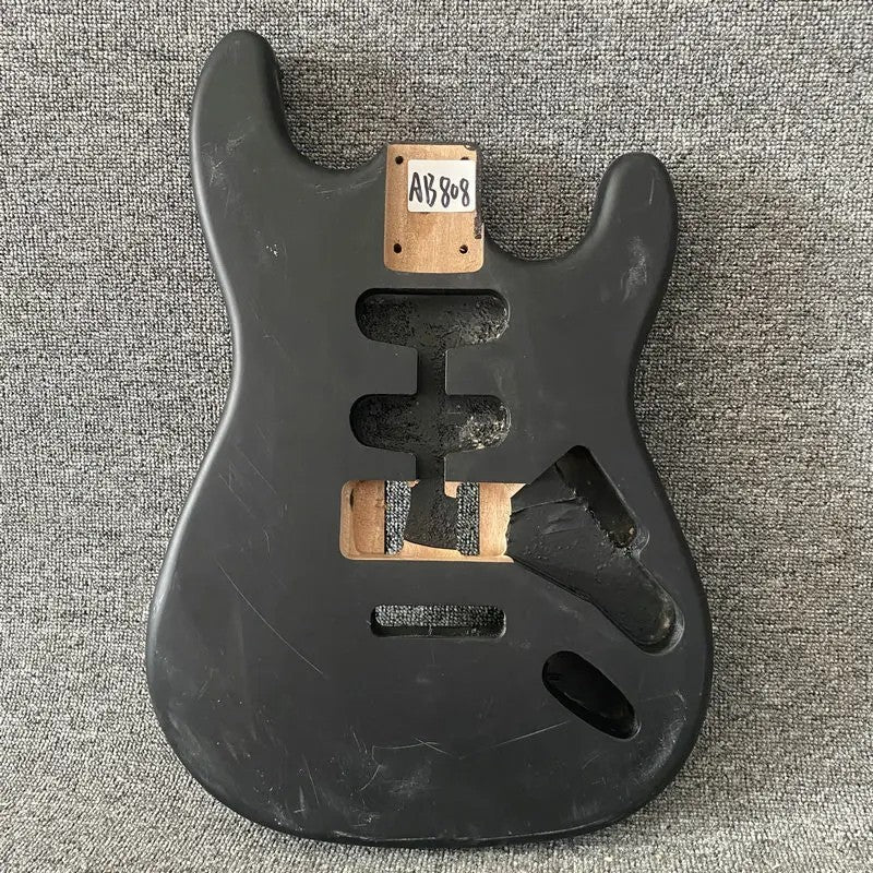Matte Black Guitar Basswood Body Fit Stratocaster Strat