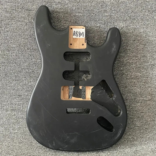 Matte Black Guitar Basswood Body Fit Stratocaster Strat